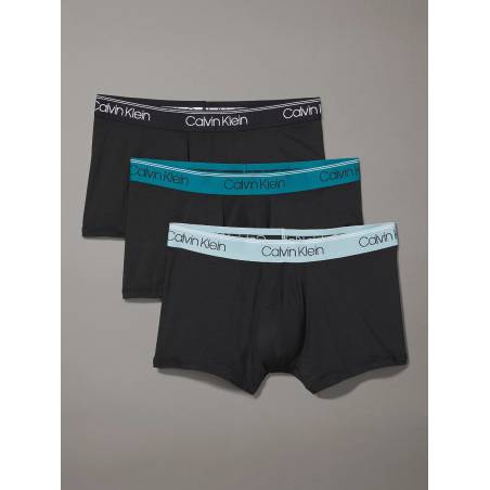 Męskie bokserki micro stretch low rise trunk calvin klein 3-pack 000NB2569A