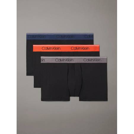 Męskie bokserki micro stretch low rise trunk calvin klein 3-pack 000NB2569A