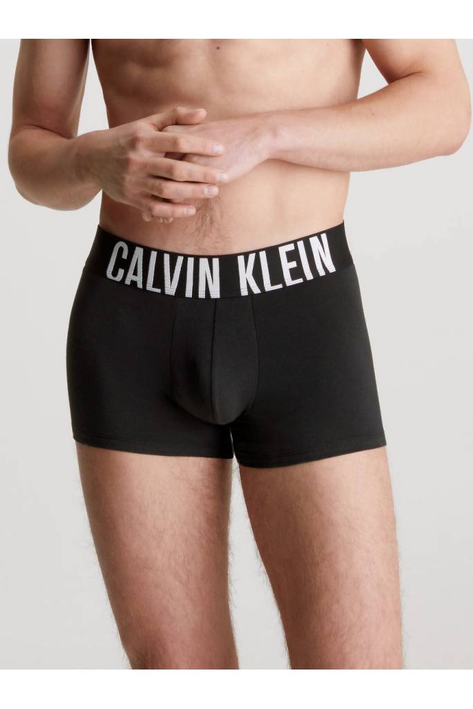 Przód męskie bokserki intense power ctn trunk calvin klein 3-pack 000NB3608A