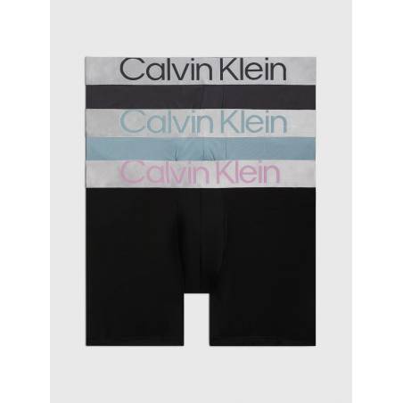 Męskie bokserki steel micro boxer brief calvin klein 3-pack 000NB3075A