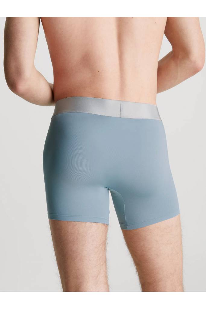 Tył męskie bokserki steel micro boxer brief calvin klein 3-pack 000NB3075A