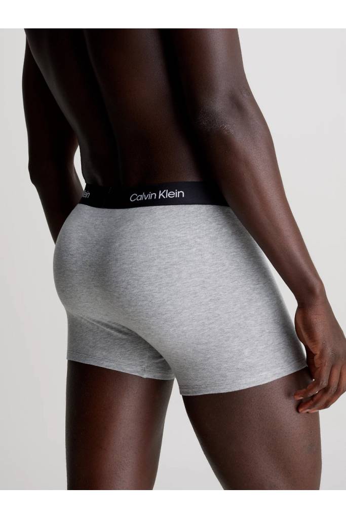 Tył męskie bokserki cotton trunk calvin klein 7-pack 000NB3582A