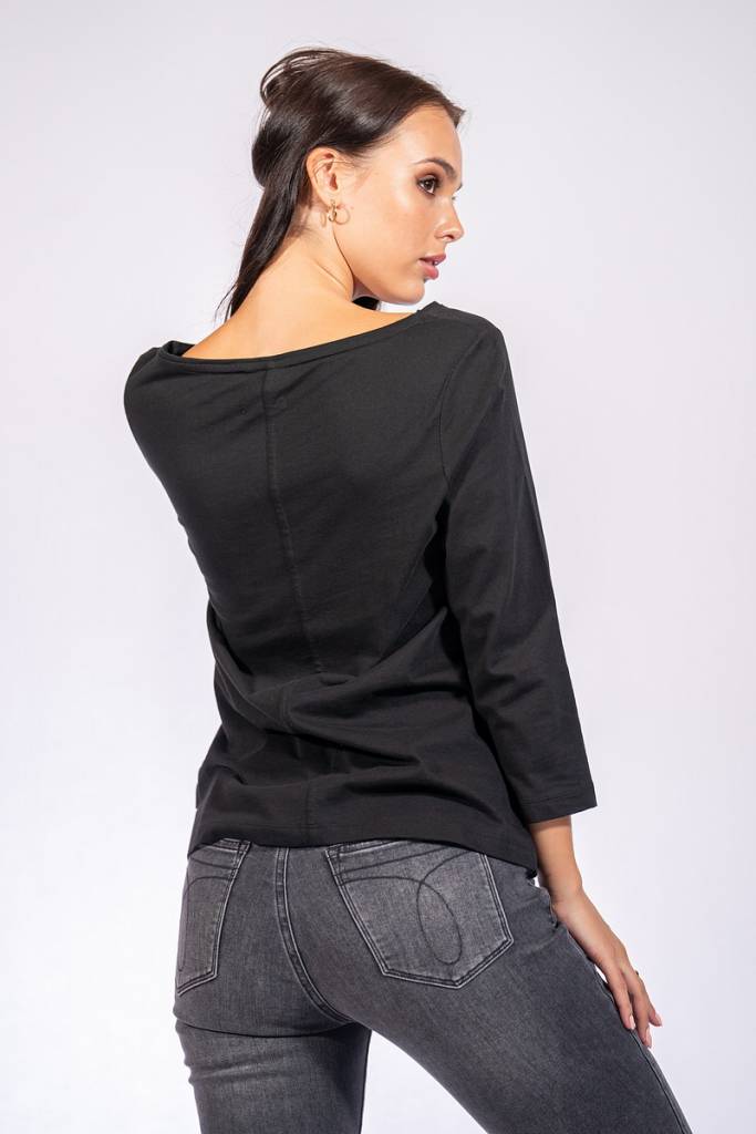 Tył calvin klein bluzka boatneck top K20K202135 Tył calvin klein bluzka boatneck top K20K202135