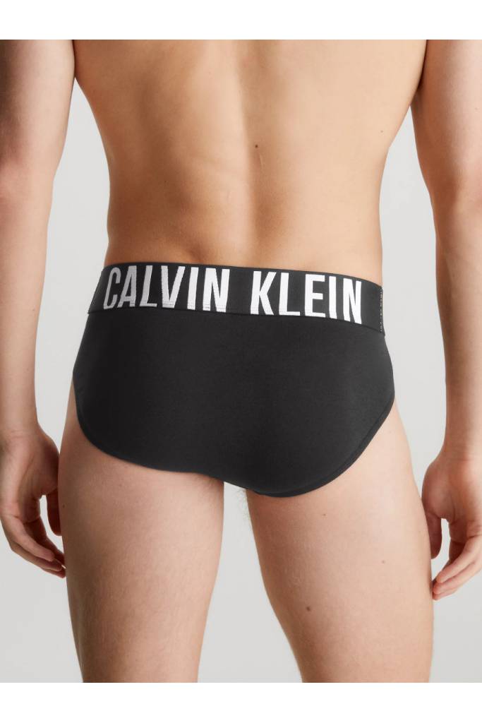 Tył męskie slipy intense power ctn hip brief calvin klein 3-pack 000NB3607A