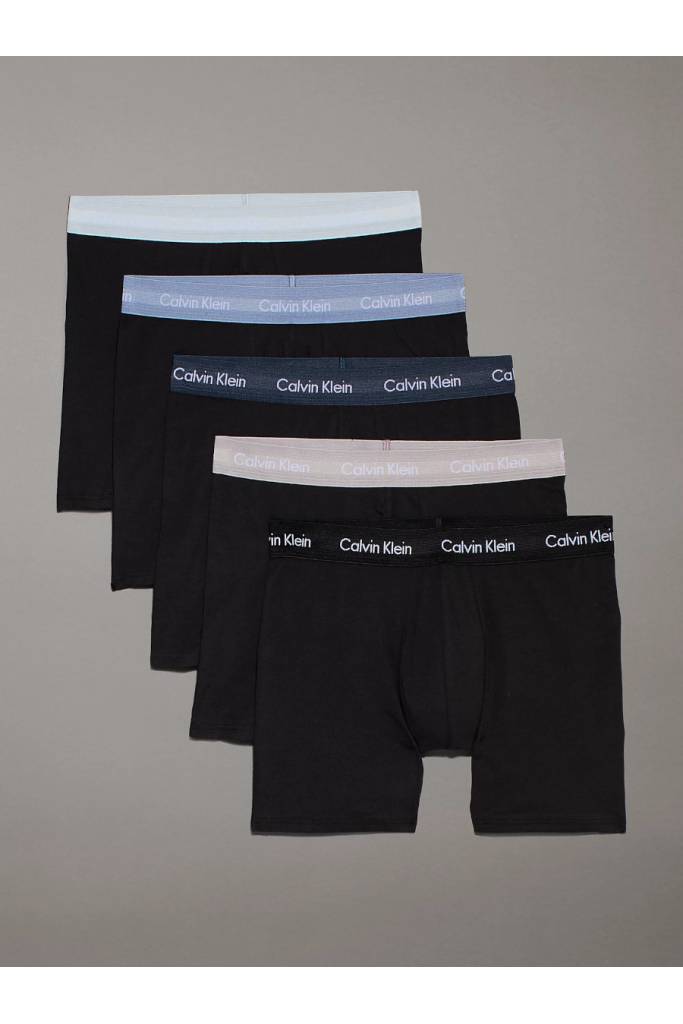 Męskie bokserki cotton stretch vday boxer brief calvin klein 5-pack 000NB3794A