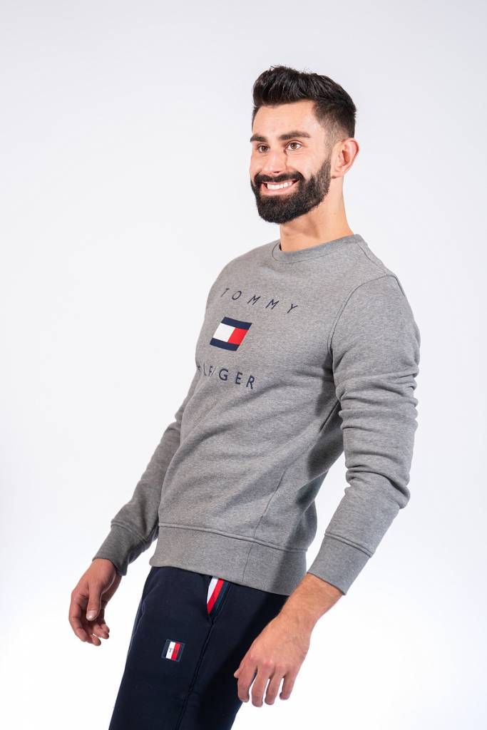 Przód tommy hilfiger bluza tommy flag MW0MW14204 Przód tommy hilfiger bluza tommy flag MW0MW14204