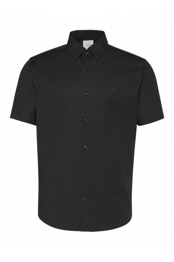 Męska koszula z krótkim rękawem solid stretch classic calvin klein LV04LB125G