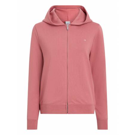 Damska bluza z kapturem rozpinana emb terry calvin klein K20K208426