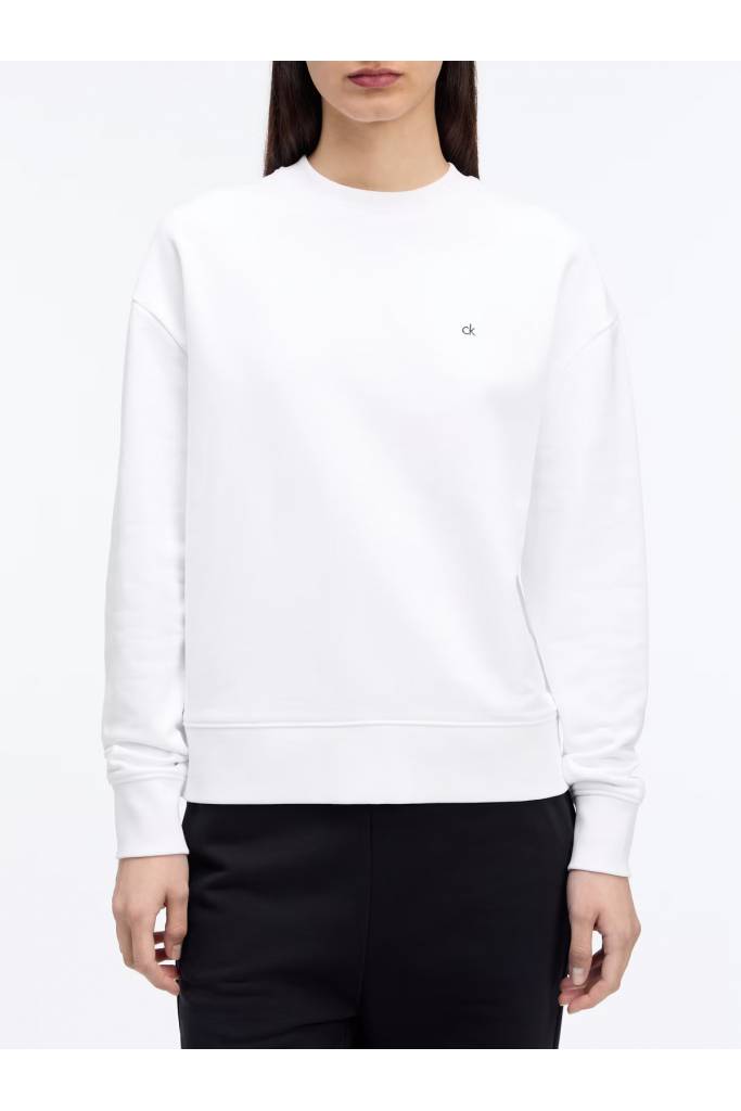 Przód damska bluza emb terry hoodie calvin klein K20K208092