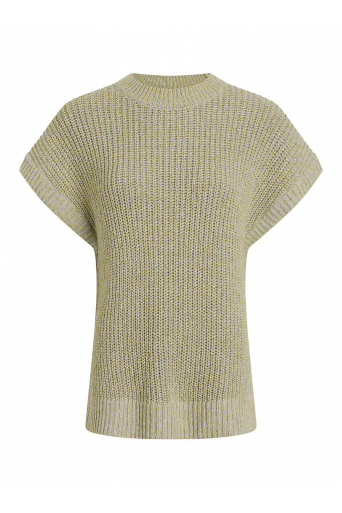 Damski sweter bez rękawów mouline texture calvin klein K20K208409