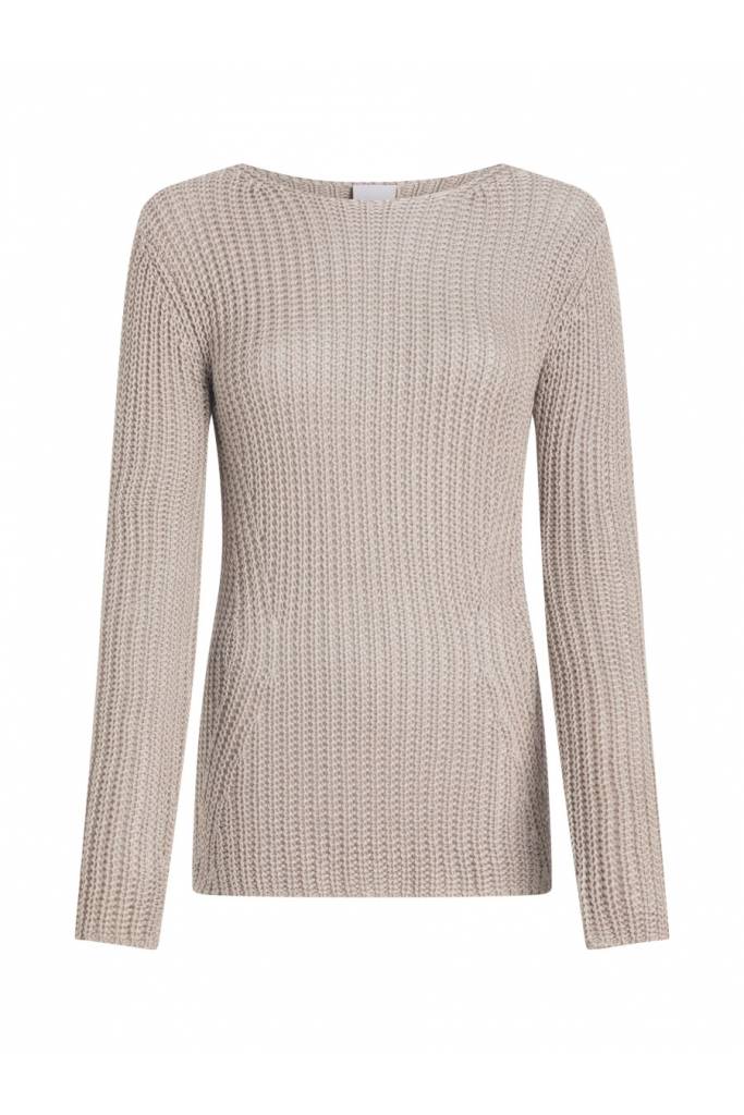 Damski sweter z dodatkiem jedwabiu silk blend relaxed calvin klein K20K208195