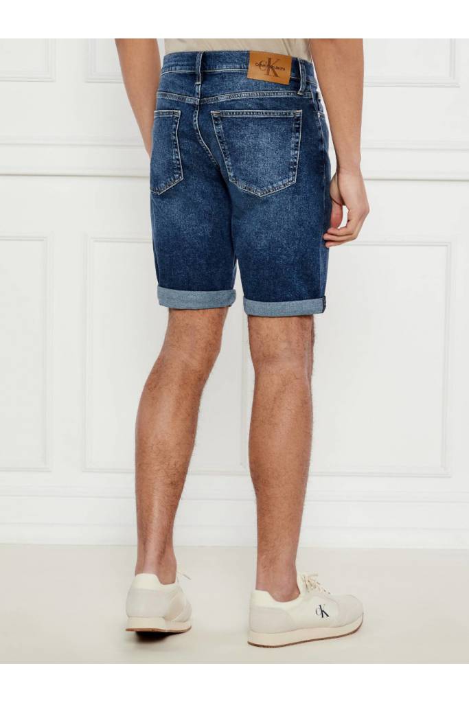 Tył męskie szorty jeansowe slim calvin klein jeans J30J327184 Tył męskie szorty jeansowe slim calvin klein jeans J30J327184
