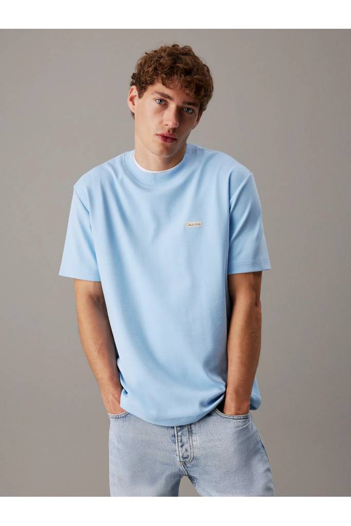 Przód męski t-shirt ck label calvin klein jeans J30J327234 Przód męski t-shirt ck label calvin klein jeans J30J327234