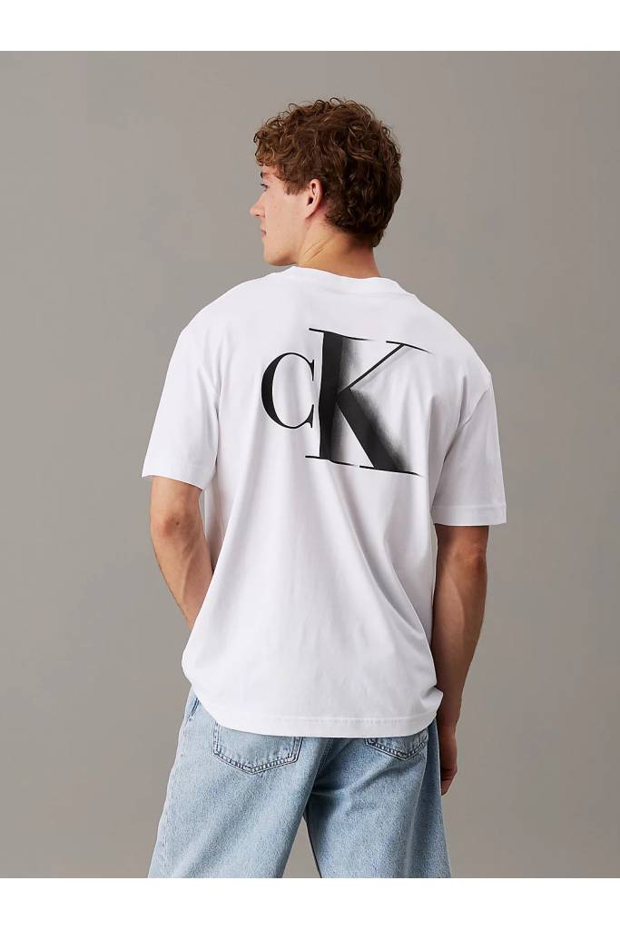 Tył męski t-shirt bold calvin klein jeans J30J327475 Tył męski t-shirt bold calvin klein jeans J30J327475