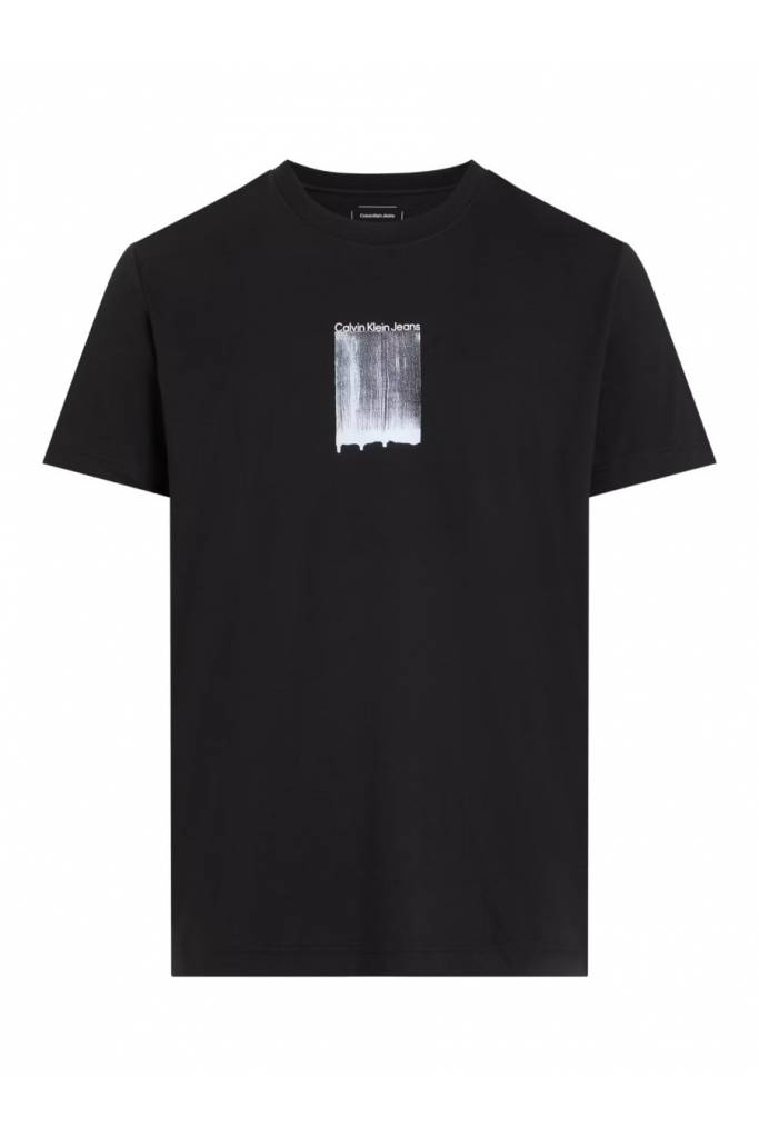 Męski t-shirt brush stroke graphic calvin klein jeans J30J327522