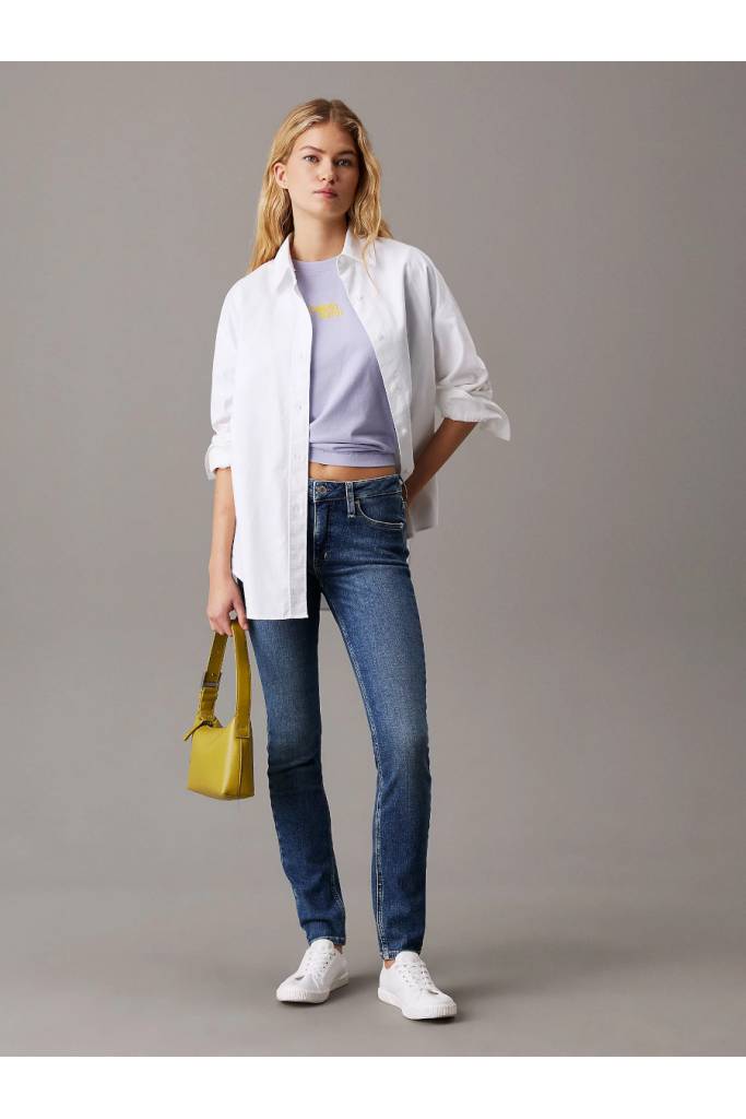 Detal stylizacja damskie jeansy mid rise skinny calvin klein jeans J20J225121 Detal stylizacja damskie jeansy mid rise skinny calvin klein jeans J20J225121