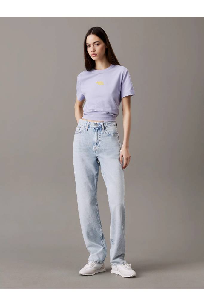Detal stylizacja damskie jeansy high rise straight calvin klein jeans J20J225132 Detal stylizacja damskie jeansy high rise straight calvin klein jeans J20J225132