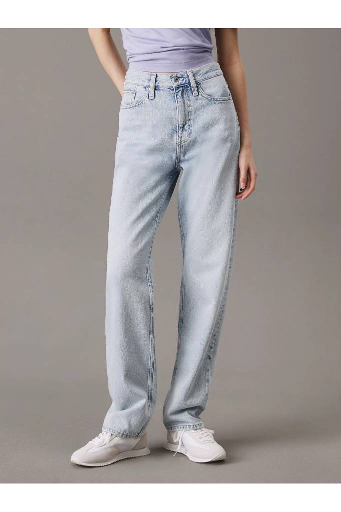 Przód damskie jeansy high rise straight calvin klein jeans J20J225132 Przód damskie jeansy high rise straight calvin klein jeans J20J225132