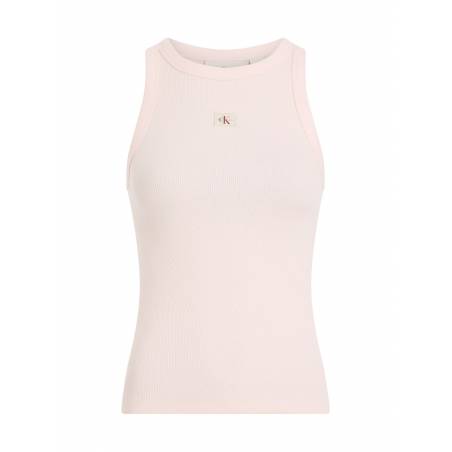 Damski top woven label rib tank calvin klein jeans J20J225302