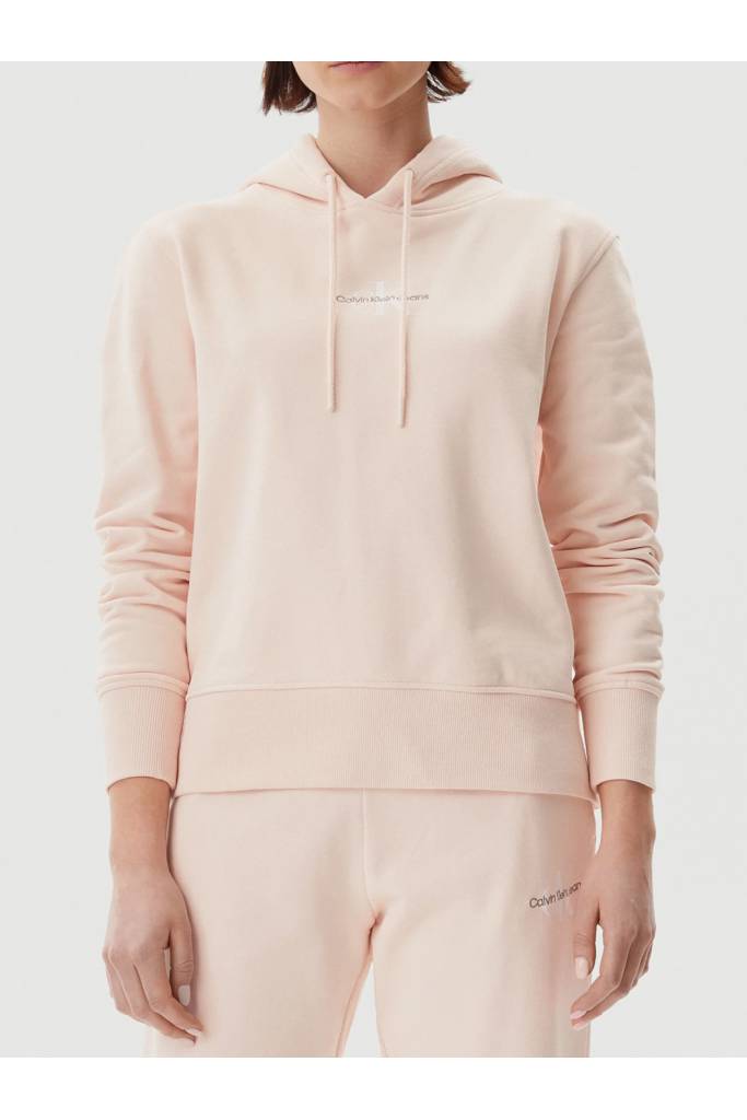 Detal 4 damska bluza z kapturem monologo calvin klein jeans J20J225358