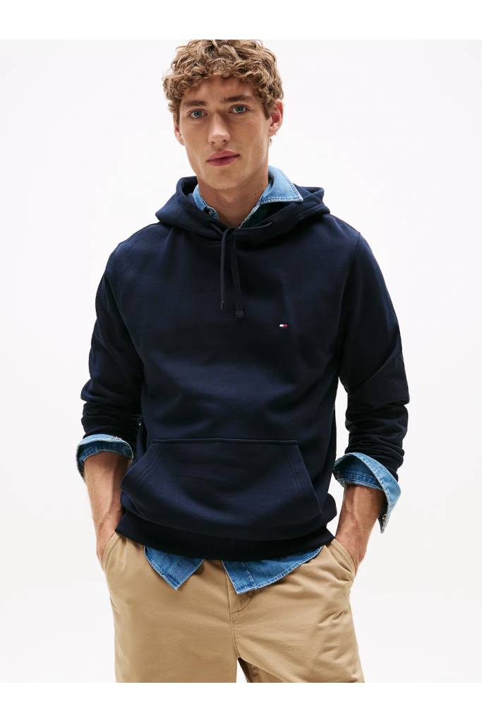 Przód męska bluza z kapturem essential terry tommy hilfiger MW0MW37235