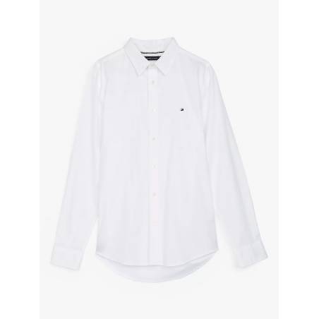 Męska koszula flex poplin kent collar tommy hilfiger MW0MW38137