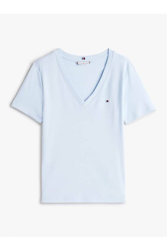 Damski t-shirt w serek new cody tommy hilfiger WW0WW40584