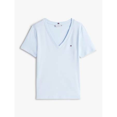 Damski t-shirt w serek new cody tommy hilfiger WW0WW40584