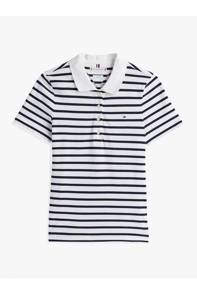 Damskie polo 1985 slim pique tommy hilfiger WW0WW43225