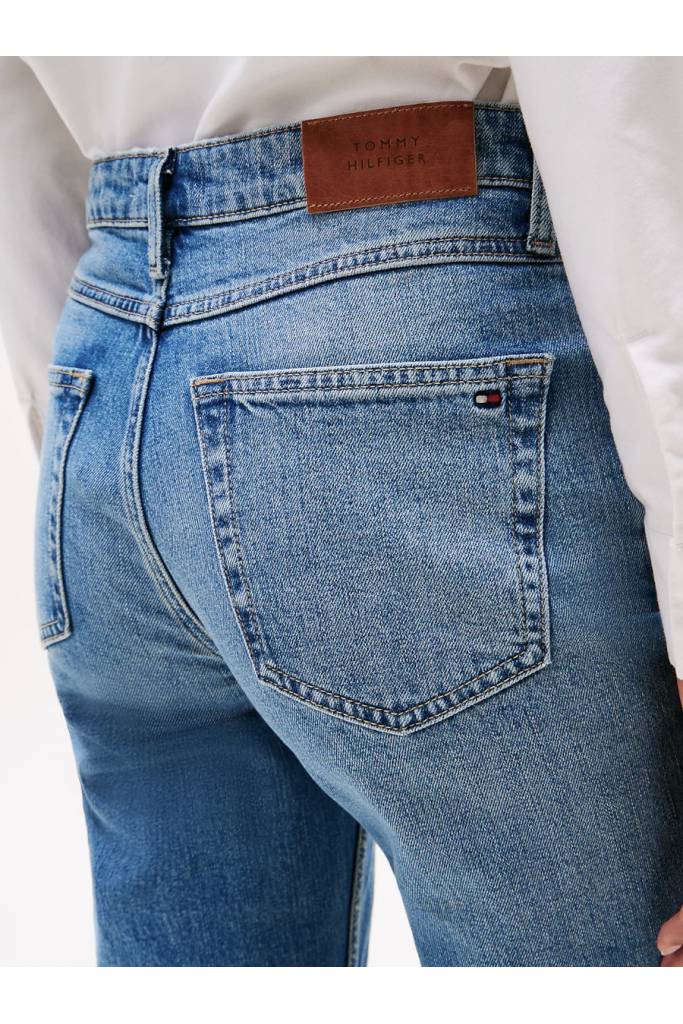 Detal stylizacja damskie jeansy classic straight rw uma tommy hilfiger WW0WW44345 Detal stylizacja damskie jeansy classic straight rw uma tommy hilfiger WW0WW44345