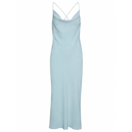Damska sukienka crepe low back drape calvin klein LV044B053G