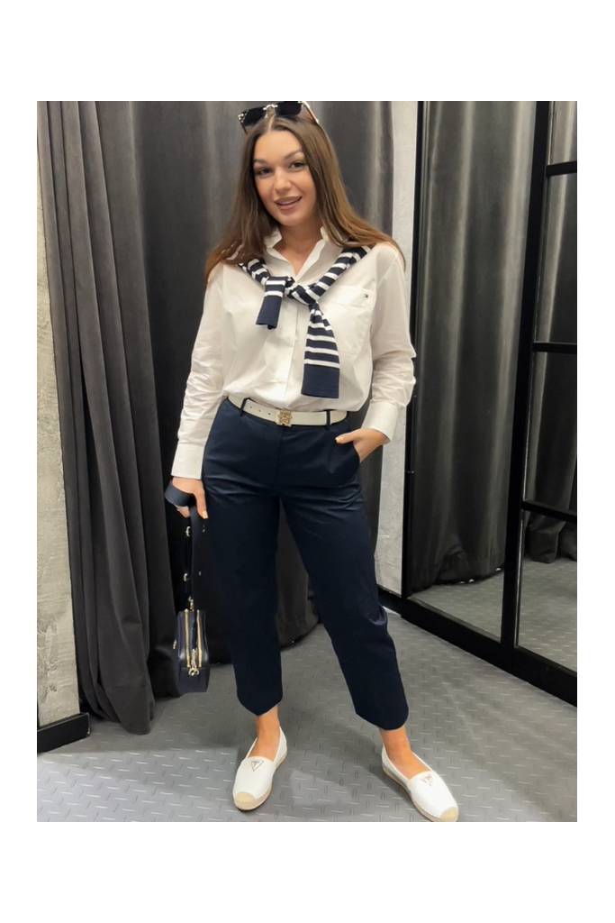 Detal 7 damska koszula ess poplin easy fit tommy hilfiger WW0WW45612 Detal 7 damska koszula ess poplin easy fit tommy hilfiger WW0WW45612