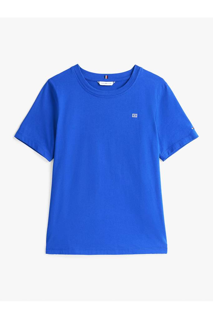 Damski t-shirt contrast flag reg tommy hilfiger WW0WW45522