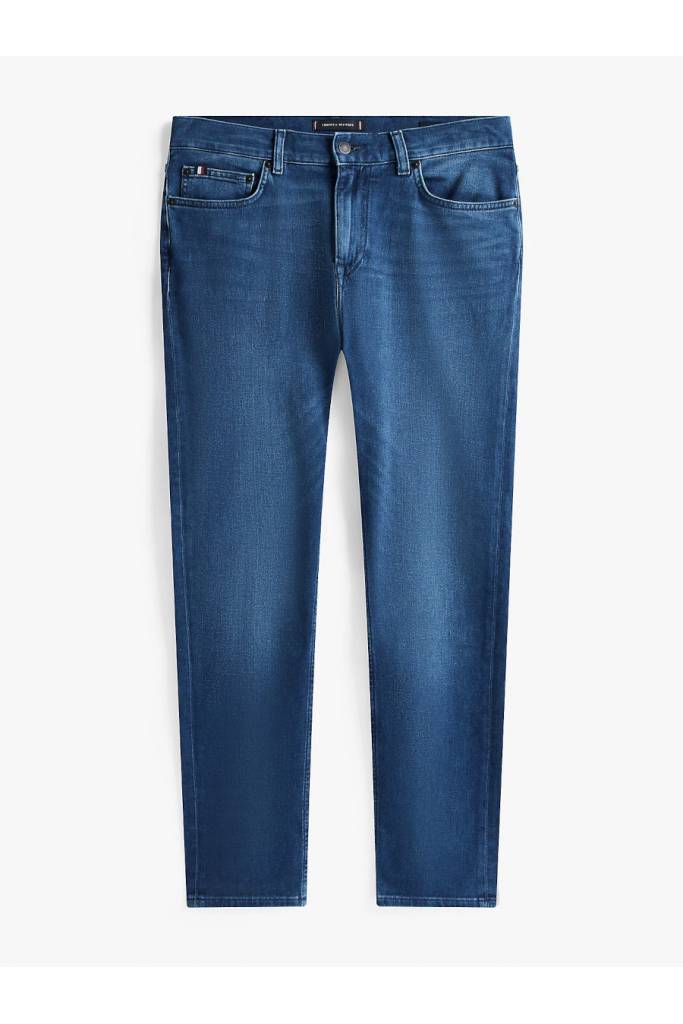 Męskie jeansy slim bleecker sstr lake blue tommy hilfiger MW0MW40650