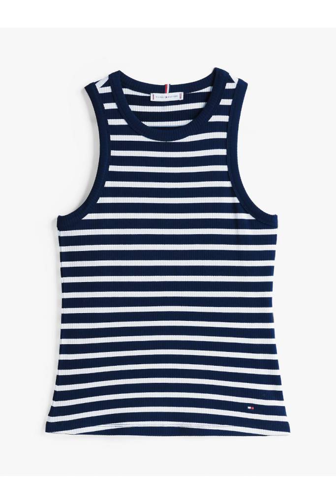 Damski top 5x2 rib tommy hilfiger WW0WW38635