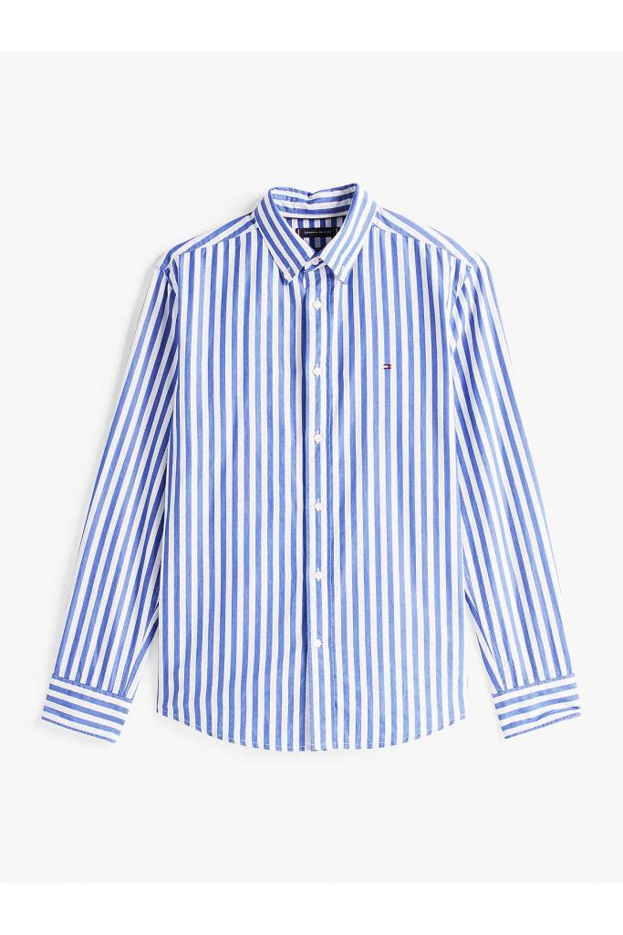 Męska koszula flex poplin bold stripetommy hilfiger MW0MW39159