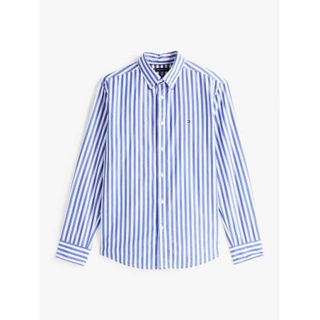 Męska koszula flex poplin bold stripetommy hilfiger MW0MW39159