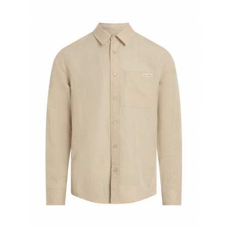 Męska koszula linen cotton calvin klein jeans J30J327295