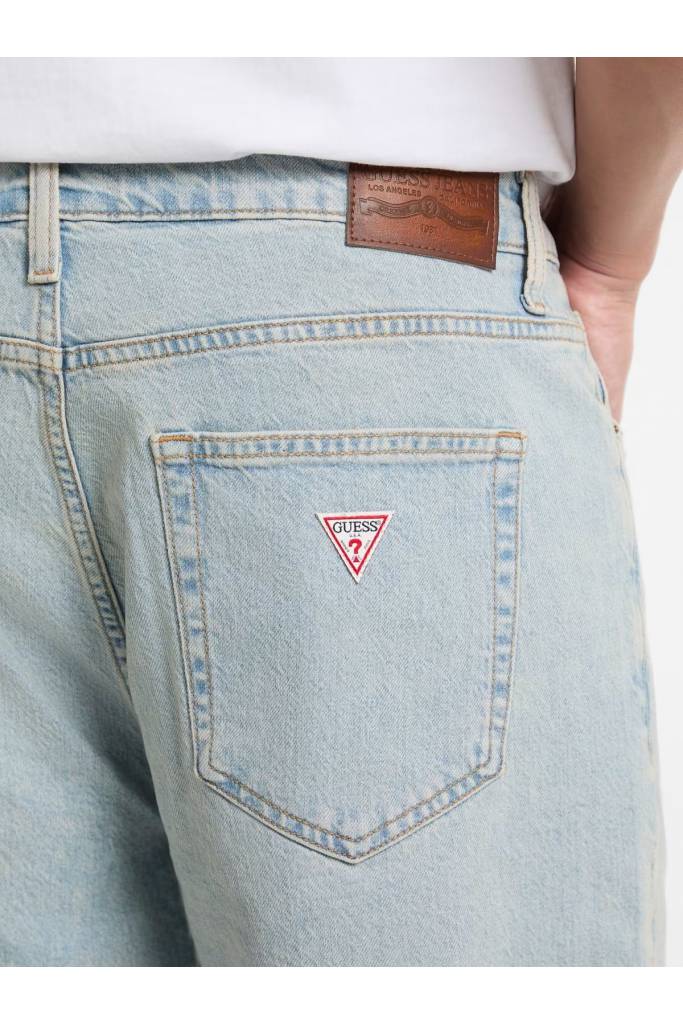 Detal 3 męskie szorty jeansowe regular denim guess jeans M4YD37 D5M51 Detal 3 męskie szorty jeansowe regular denim guess jeans M4YD37 D5M51
