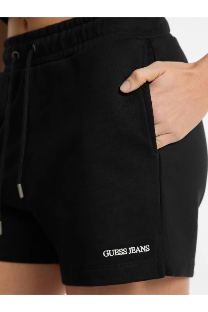 Detal stylizacja damskie szorty dresowe reg embro guess jeans W5GD0O K68I4