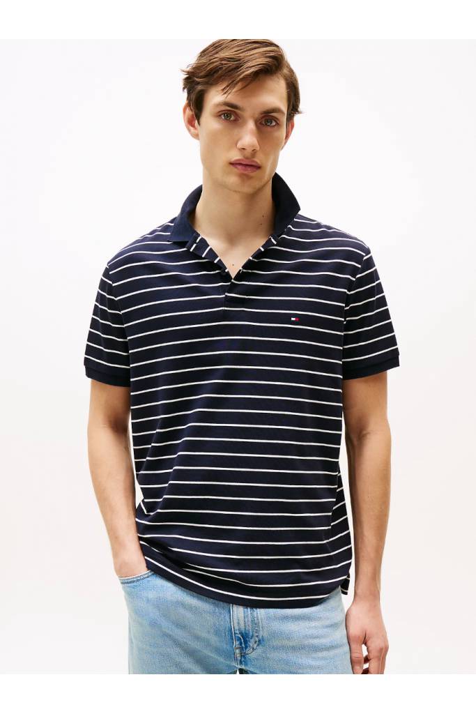 Przód męskie polo liquid cotton reg seasonal tommy hilfiger MW0MW39994