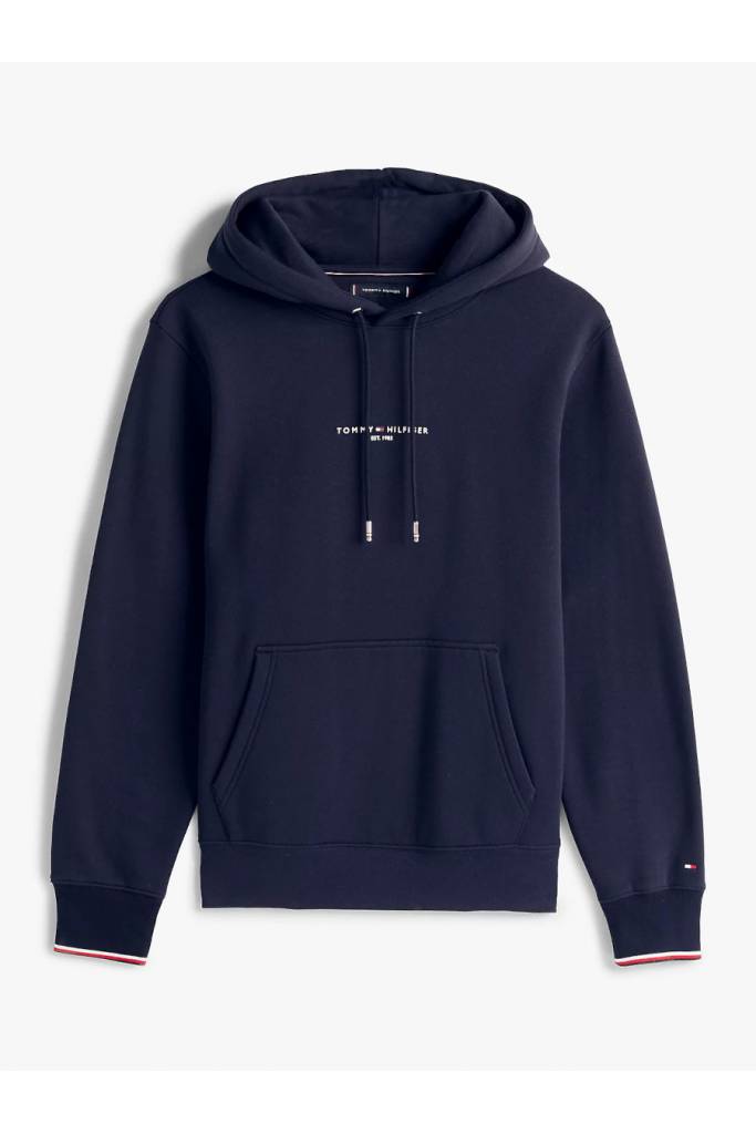 Męska bluza z kapturem small logo tommy hilfiger MW0MW38950
