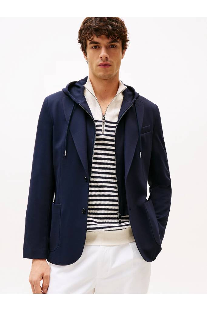 Przód męska marynarka 2w1 dc punto milano tommy hilfiger MW0MW39188