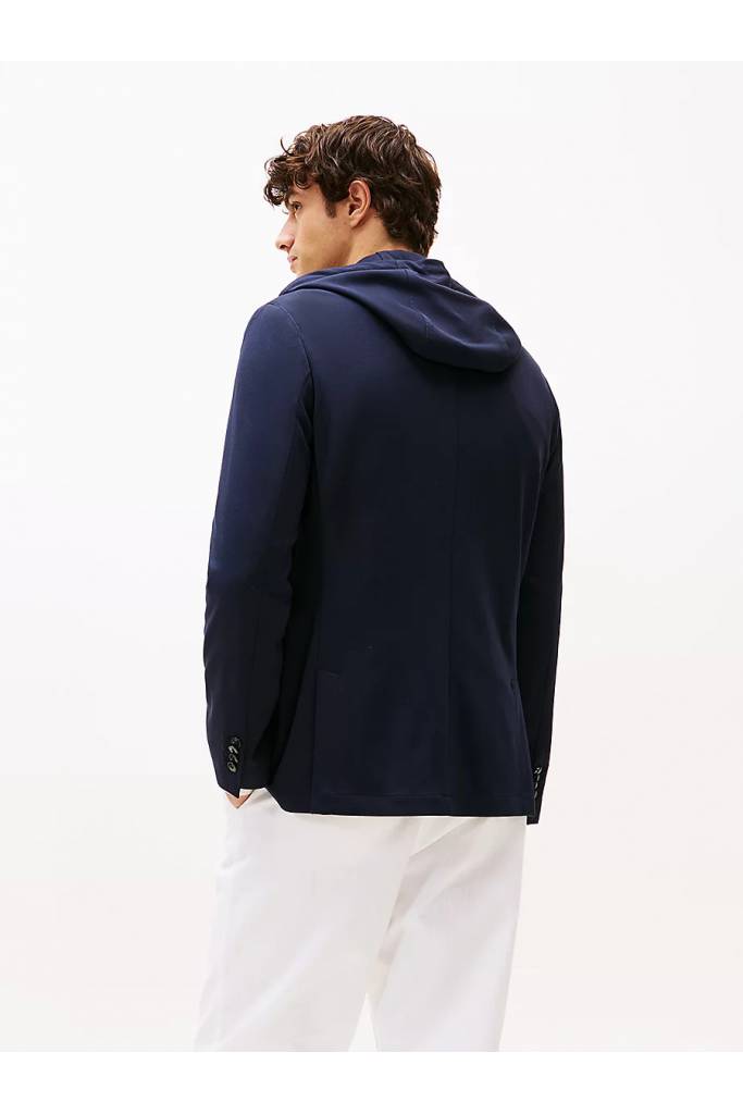 Tył męska marynarka 2w1 dc punto milano tommy hilfiger MW0MW39188 Tył męska marynarka 2w1 dc punto milano tommy hilfiger MW0MW39188
