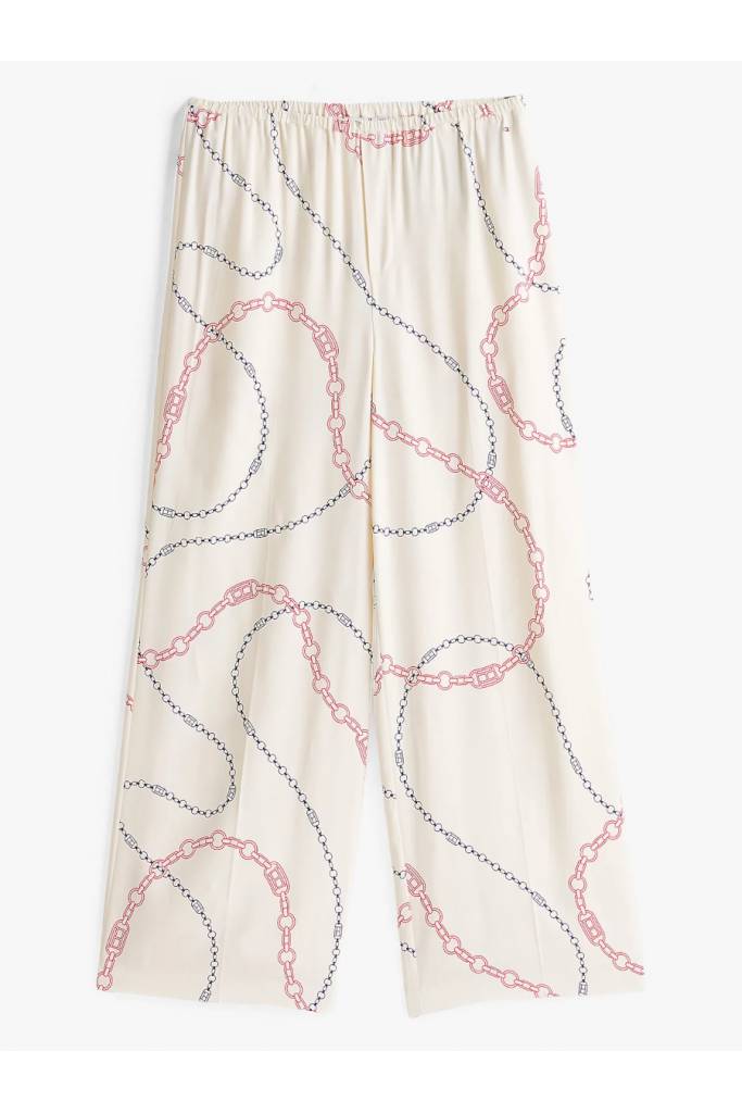 Damskie spodnie soft viscose woven tommy hilfiger WW0WW44542