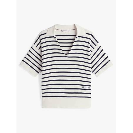 Damski sweter polo mini stp co tommy hilfiger WW0WW45400