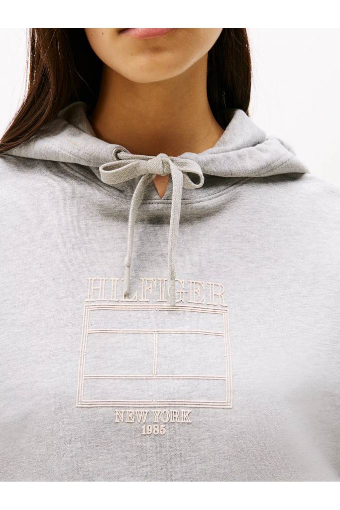 Detal stylizacja damska bluza z kapturem mdrn outline flag tommy hilfiger WW0WW45523 Detal stylizacja damska bluza z kapturem mdrn outline flag tommy hilfiger WW0WW45523