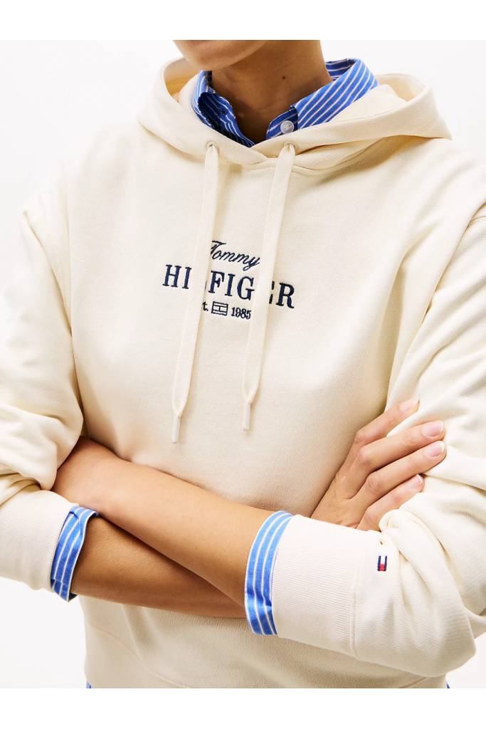 Detal stylizacja damska bluza z kapturem graphic reg tommy hilfiger WW0WW45528 Detal stylizacja damska bluza z kapturem graphic reg tommy hilfiger WW0WW45528
