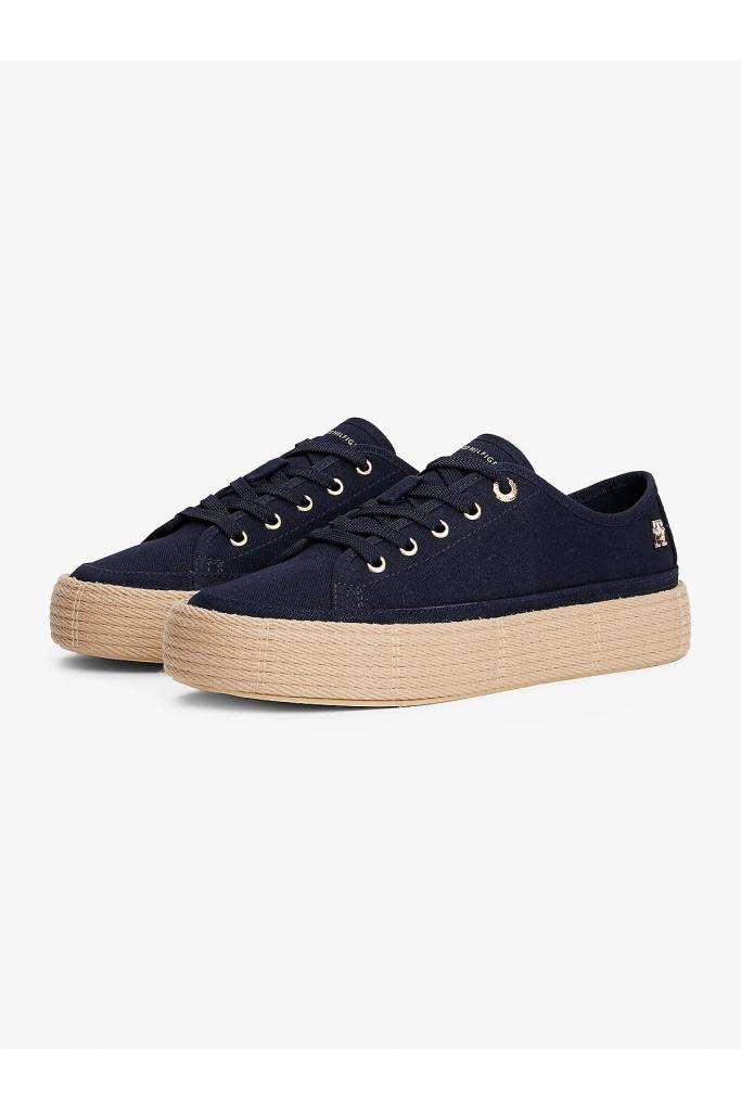 Przód damskie trampki kelsey rope vulc tommy hilfiger FW0FW08404