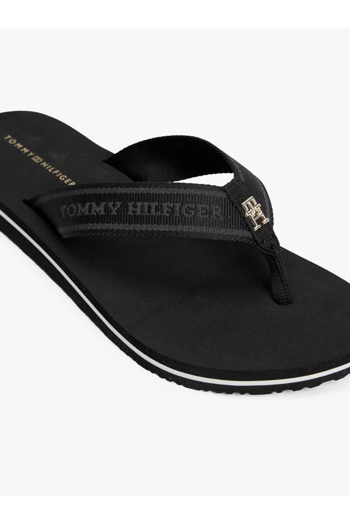 Detal stylizacja damskie japonki mellie webbing beach sandal tommy hilfiger FW0FW08515